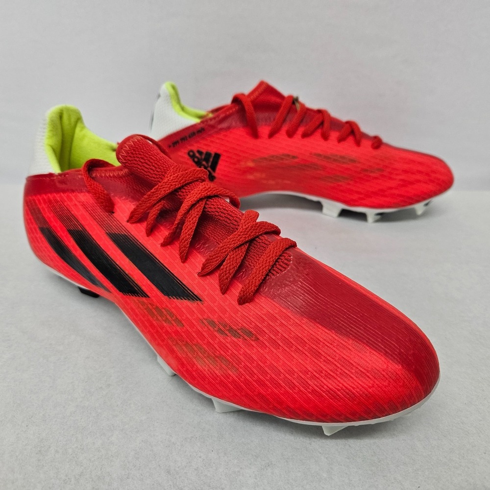 Adidas Men's X Speedflow.3 FG Soccer Cleats FY3298 Red Black Yellow Sz 7